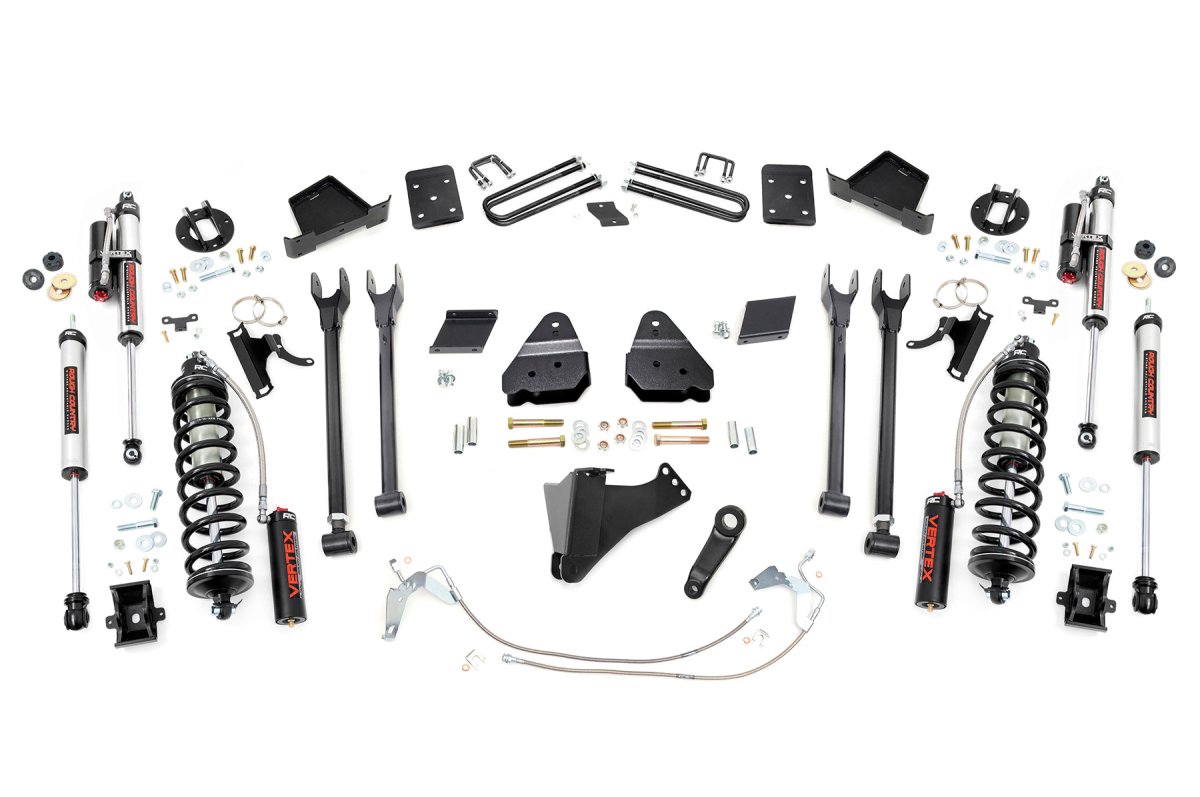 Ford F-250 Super Duty Suspension Lift Kit - Rough Country - 6 Inch Lift Kit | 4-Link | OVLD | C/O Vertex - '11-'14